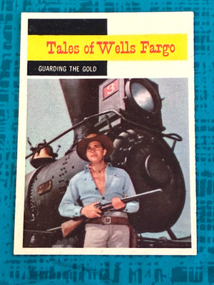1958 TV Westerns: Tales of Wells Fargo  # 63 Guarding The Gold  MINT