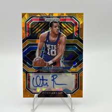 2020-21 Panini Prizm Penmanship Orange Ice Prizm Otis Birdsong #PE-OTB Auto