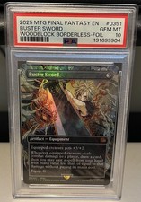 Buster Sword (Borderless) Final Fantasy Foil for sale online | eBay