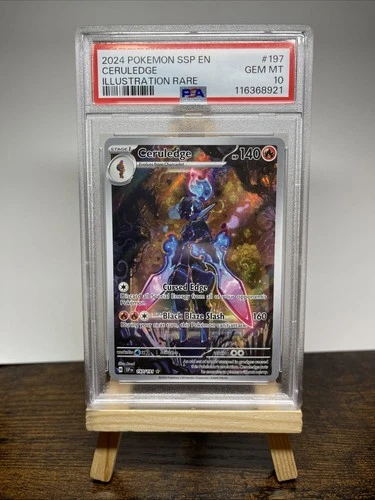 2024 Pokemon Surging Sparks Ceruledge 197/191 Illustration Rare PSA 10 GEM
