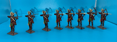 Vintage Britain's Ltd. WEST AFRICA Togoland WARRIORS No. 202, 8 in