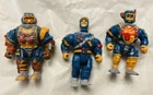 Sea Attack Team Vintage Military Muscle Men Mini Action Figure Lot Of 3 Micro DC