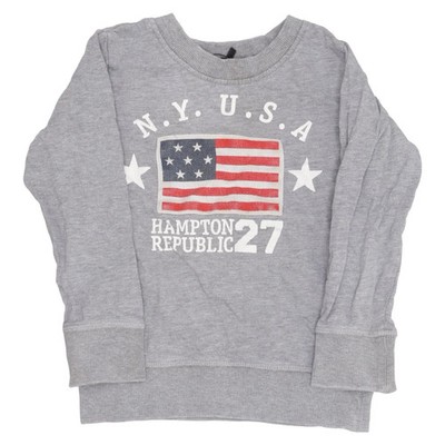Hampton Republic, Sweatshirt, Größe: 98/104, Grau/Mehrfarbig #u4E