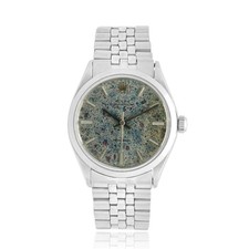 Rolex Stainless Steel Airking 34mm Tropical Dial
