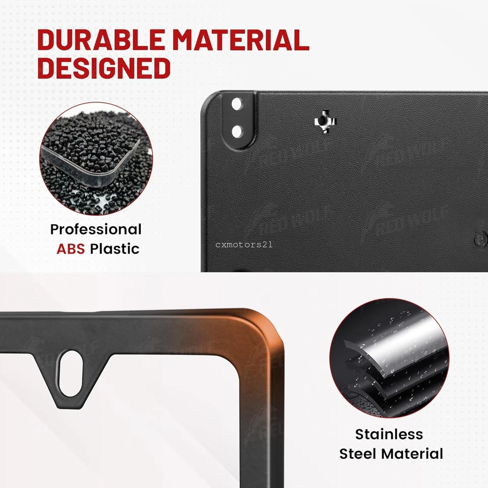 License Plate Mount Bracket / Frame for Mercedes-Benz CL GL S500 S550 S63 AMG - Изображение 3 из 4