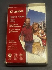 Canon 120 Sheets Photo Picture Paper Plus Glossy 4 x 6 inches 72 weight Printer