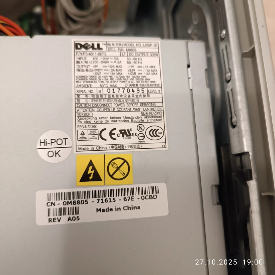 Vintage Dell OptiPlex DC8M Computer (schweres Gehäuse) - Bild 4 von 4