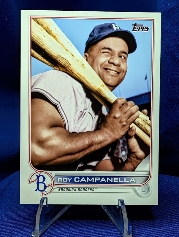 ~ Roy Campanella 2022 Topps Update Series SP Image Variation Dodgers US245