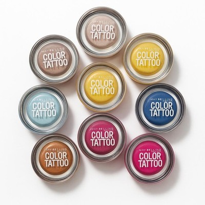 MAYBELLINE Color Tattoo 24 Stunden Gel Creme Lidschatten - Farbton wählbar - NEU & versiegelt.