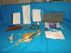 Civil War Reenactment, book, sword knot, comb, other items