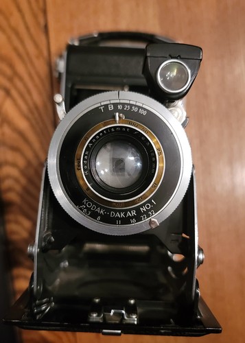 Vintage Art Deco KODAK Six-16 DAKAR No. 1 Camera Anastigmat F/6.3 128mm Lens - Picture 11 of 13