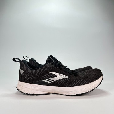 Brooks Revel 5 Black White Athletic Running Shoes 1203611B036 Women's Size 8