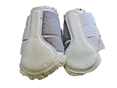 LeMieux Lammfell gefütterte Brushing Boots Cob Gr.