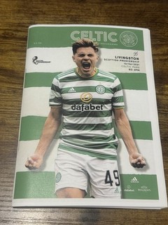 Celtic Livingston 10 04 2021 Digital Print Only Football Programme COVID SEASON