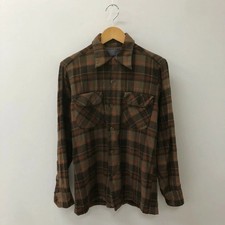 PENDLETON As is Men's 70's BOARD SHIRT VINTAGE 70's Board Shirt Long