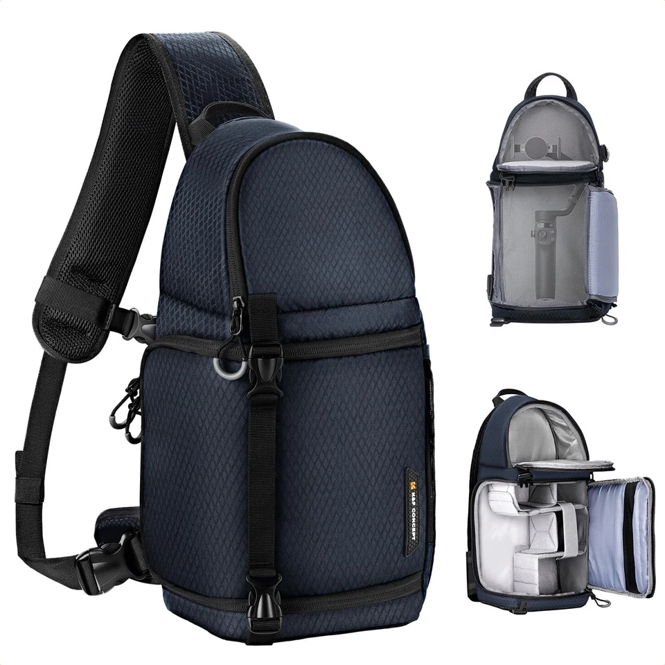 K&F Concept 10L Camera Sling Bag Crossbody Waterproof Camera Shoulder Backpack - Image 2 of 4