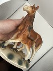 Vintage HORSE & COLT PORCELAIN FIGURINE Made in Occupied Japan Marked — photo 3