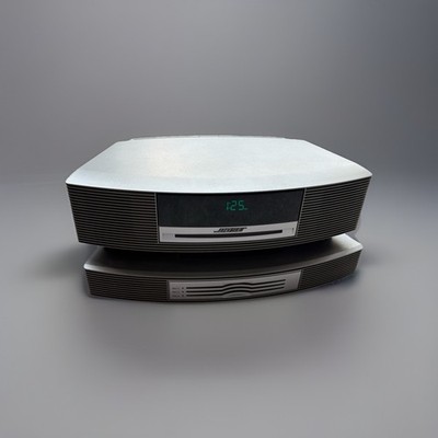Bose Wave Music System with Multi-CD Changer AWRCC1 Silver Two Remotes Included