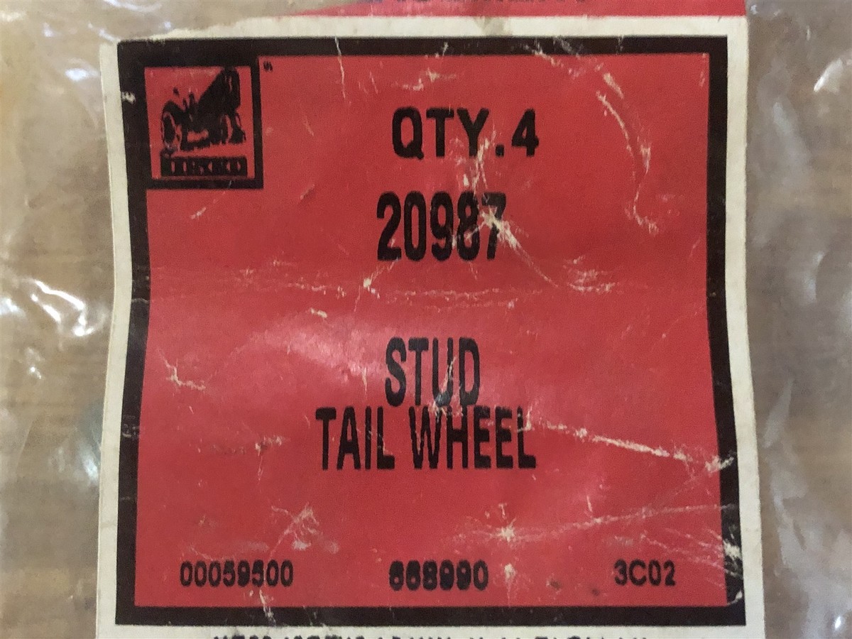 TISCO #20987 TAIL WHEEL STUD (4) | eBay