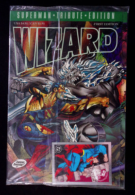 WIZARD Magazine DEATH of SUPERMAN 1 TRIBUTE EDITION 1993 Dan Jurgens DOOMSDAY