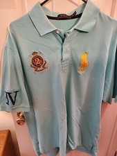 Polo Ralph Lauren Light Blue Mens Big Pony S/S Polo XL-Tall Pre-Owned