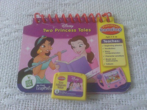 Leapfrog - Disney - Two Princess Tales - Book and Cartridge for My First LeapPad - Picture 1 of 5