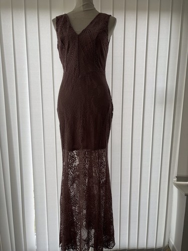 ASOS Size 14 lace summer Special Occasion Dress Bnwt - Picture 3 of 5