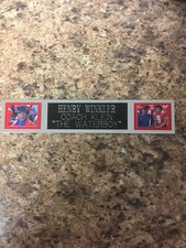HENRY WINKLER (THE WATERBOY) NAMEPLATE FOR SIGNED PHOTO/MEMORABILIA