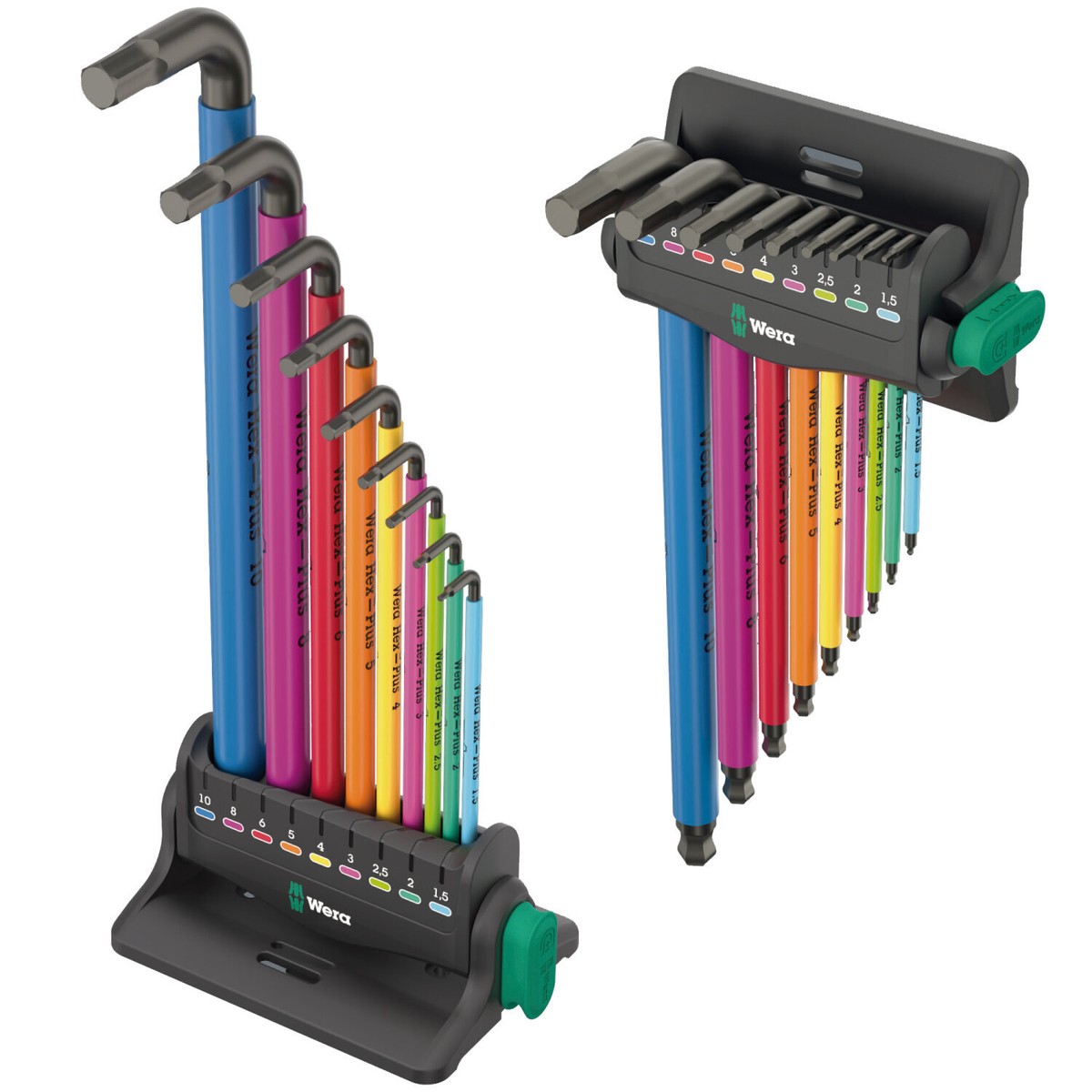Wera 950/9 Hex-Plus Multicolor L-Key Set, Metric Sizes | eBay