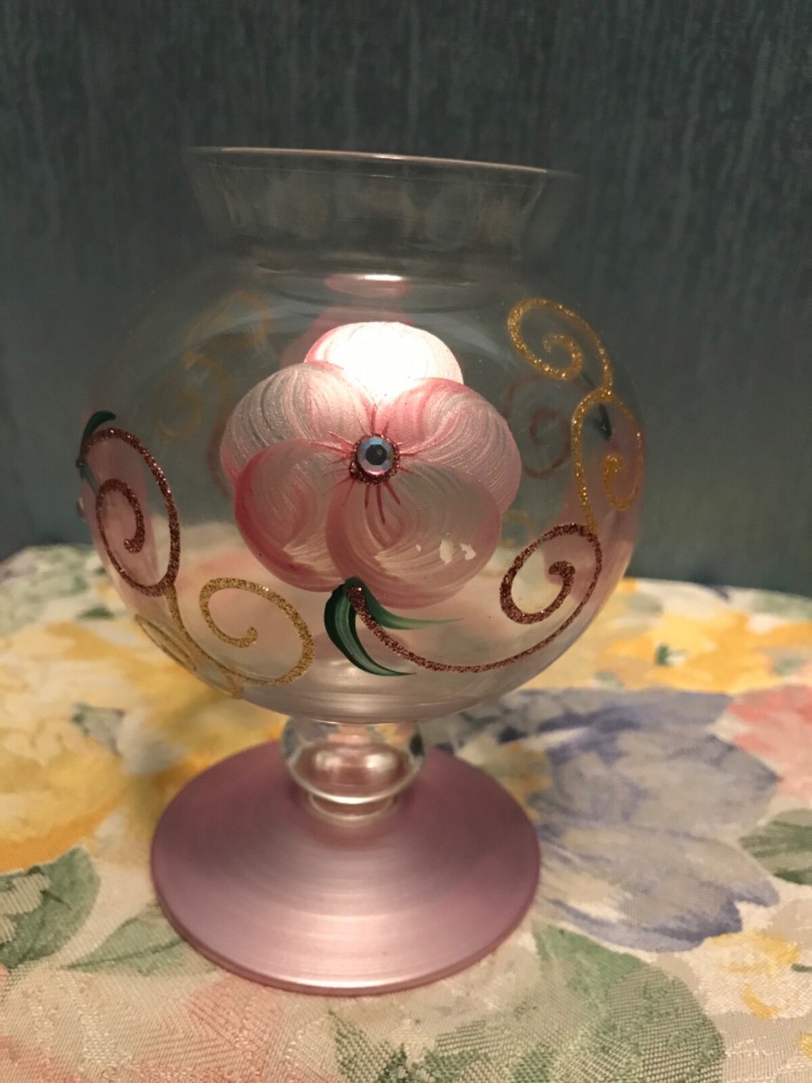 MADIGGAN AUSTRALIA CRYSTAL COLORS HAND PAINTED W/ROSE QUARTZ 5