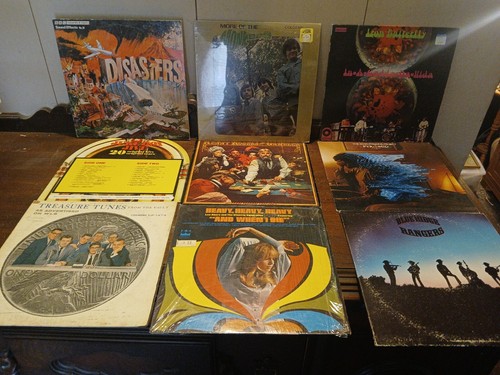 9 Classic Rock and Other Vinyl LPs, Monkee's, Iron Butterfly, more