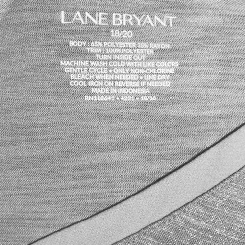 Lane Bryant V-Neck Tunic/ Top Size 18/20 Women Taupe Color NWT - Picture 5 of 5