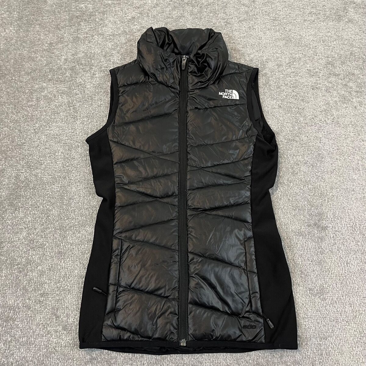 THE NORTH FACE Vest Womens XS Black 600 Goose Down Quilted THE NORTH FACE Vest Womens XS Black 600 Goose Down Quilted