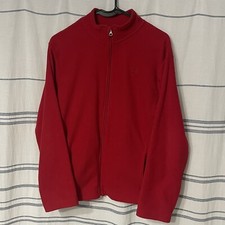Starter Boys Jacket Fleece Full Zip Long Sleeve Red Size XXL 18 coat Youth