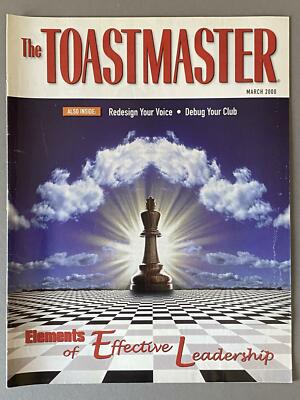 TOASTMASTER 2000-03 elements of effective leadership, redesign your voice
