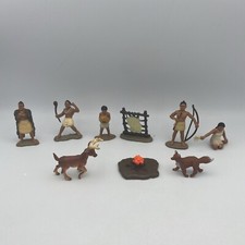 LOT of 9 Safari Ltd Figures Native Indians Powhatan Hunter Pocahontas Mini