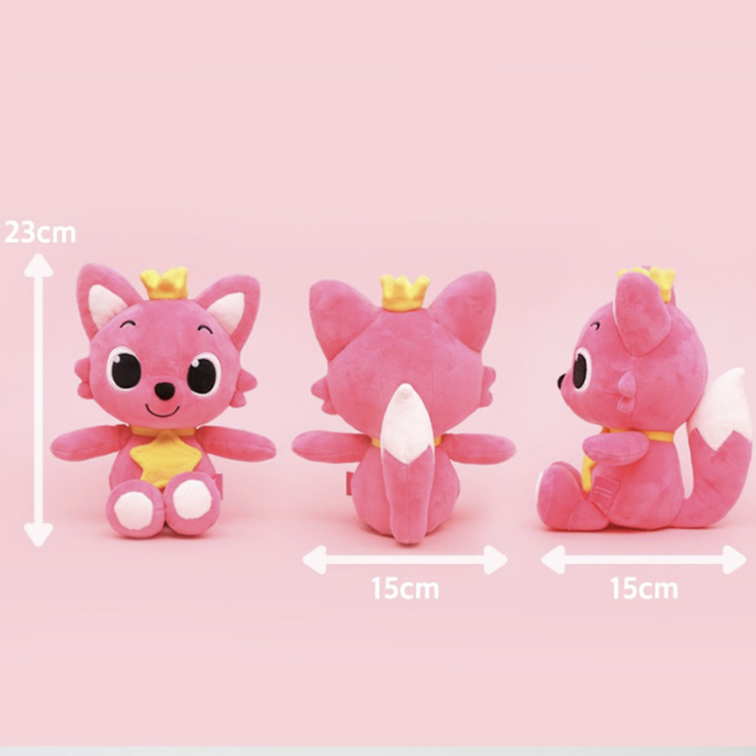 Pinkfong&Hogi.Ninimo.Bebefinn. Plush Doll Official Korean Animation Toy For kids