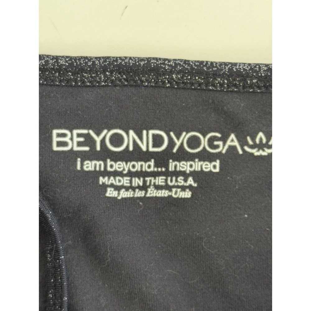 beyond-yoga racerback glitter sparkle dark night tank-top