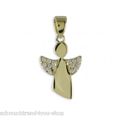 MARKENLOS - SCHMUCK ECHTSCHMUCK Schutzengel ECHT Gold 333 Engel Anhänger für Damen Frauen Kinder Schmuck 3471