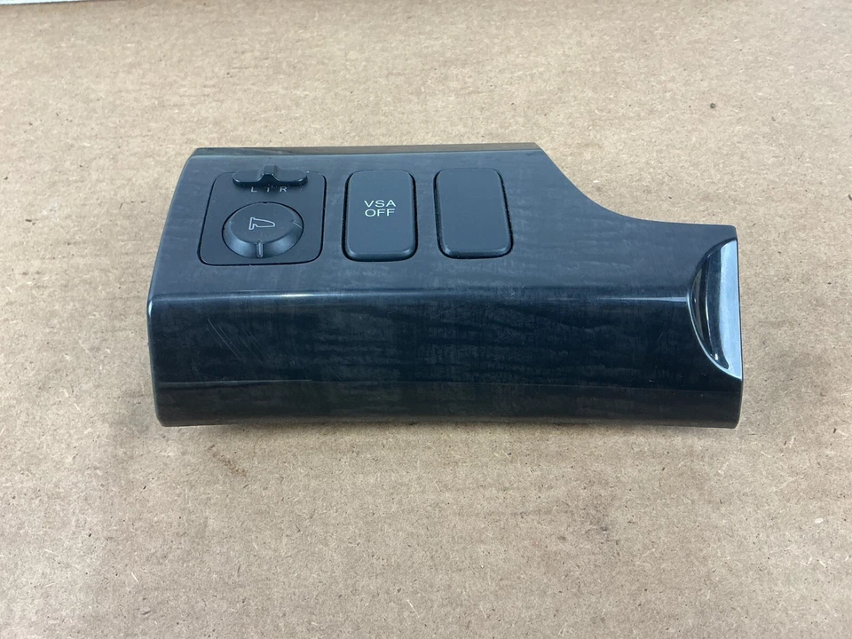 Interruptor de control del espejo retrovisor delantero izquierdo Acura MDX 2007-2013 con moldura de moldura OEM Foto 2 de 4