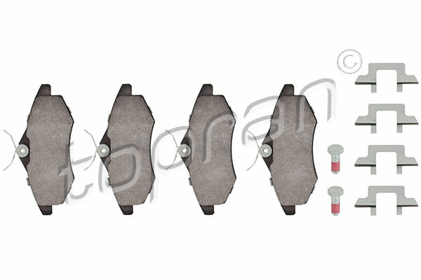 Kit de plaquettes de frein avant Citroën C2 C3 pour stopper les sifflements
