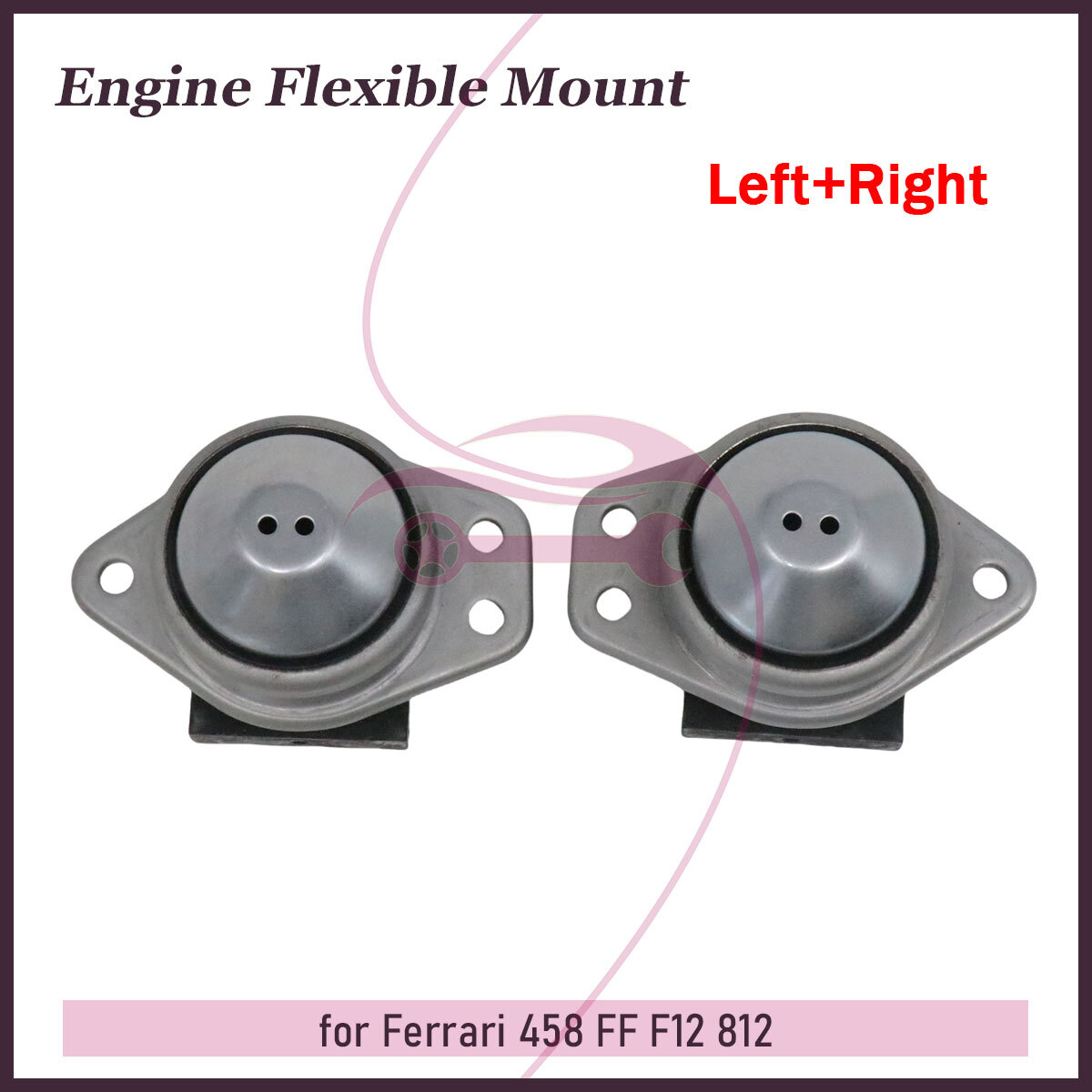 Fit Ferrari 458 FF F12 812,259757, 259756 Left & Right Engine Flexible Mount