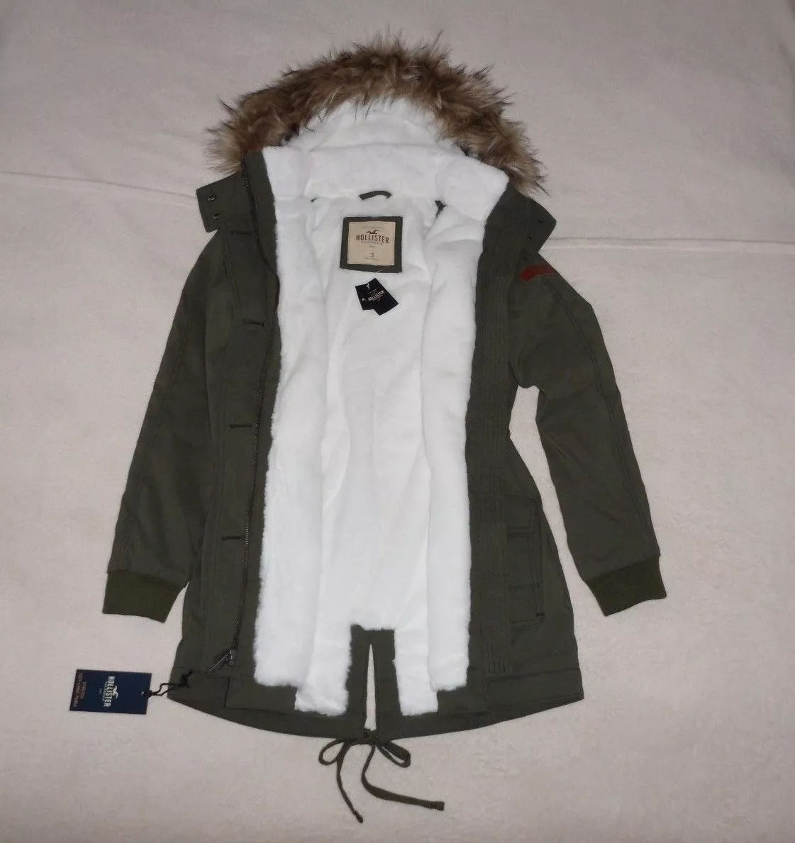 hollister parka femme