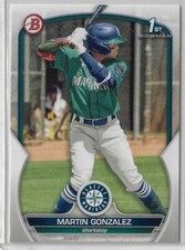 2023 Bowman - Prospects 1st Martin Gonzalez #BP-28 (RC) Seattle Mariners