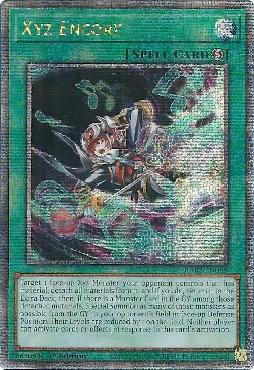 Xyz Encore (Quarter Century Secret Rare) RA02-EN059 25th