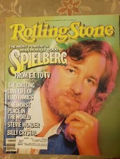 Steven Spielberg / Stevie Wonder  Rolling Stone Magazine #459 Oct 24 1985  Fine