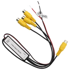 1 to 3 Car DVD Video Monitor Amplifier Booster Distribution RCA Splitter System