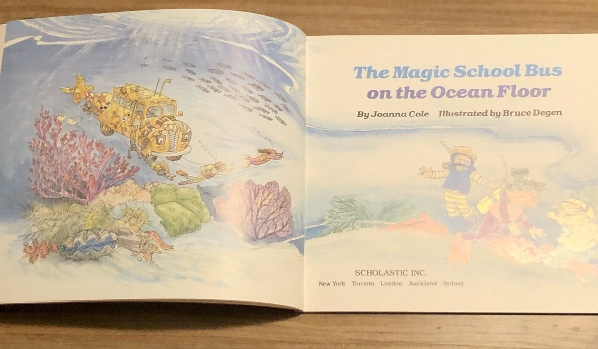 Vintage 1992 Magic School Bus On the Ocean Floor by Joanna Cole