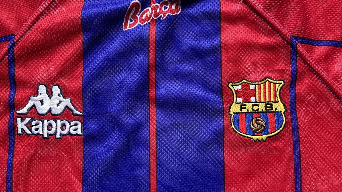 BARCELONA 1997 1998 HOME FOOTBALL SHIRT SOCCER JERSEY KAPPA