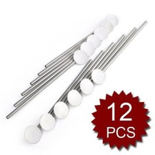 12 Pcs Stainless Steel Spoon Straws, Straw Stirrers, 7.5 inch, Party S...